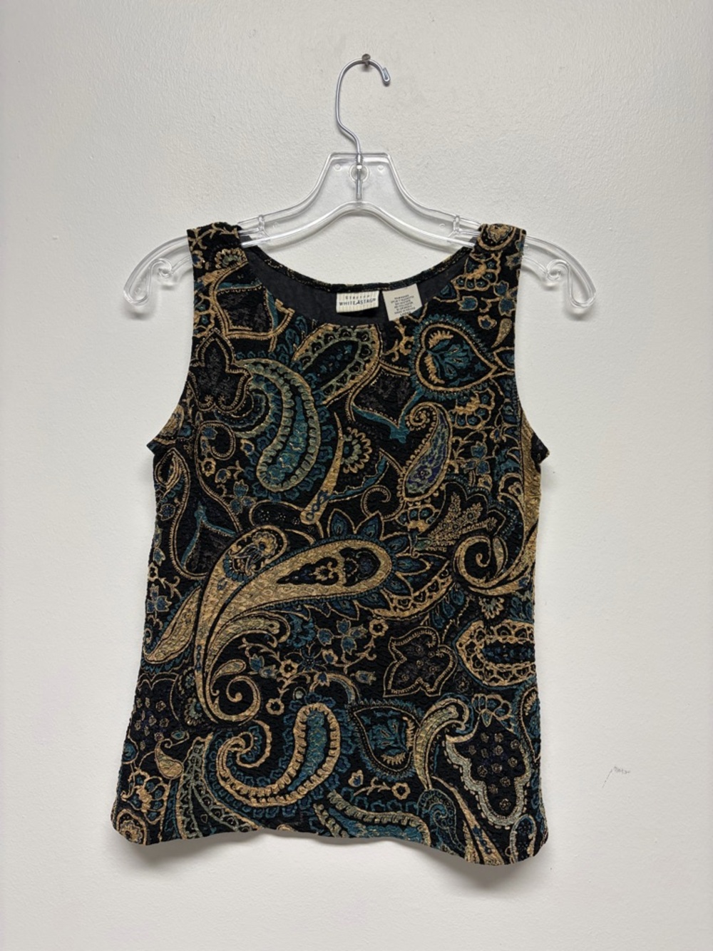 Vintage Sleeveless Stretchy Top S